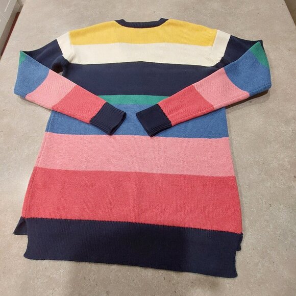 CHAPS Women's V-Neckline Long Sleeves Multi-Stripes Sweater - Size XS/TP - Picture 7 of 11